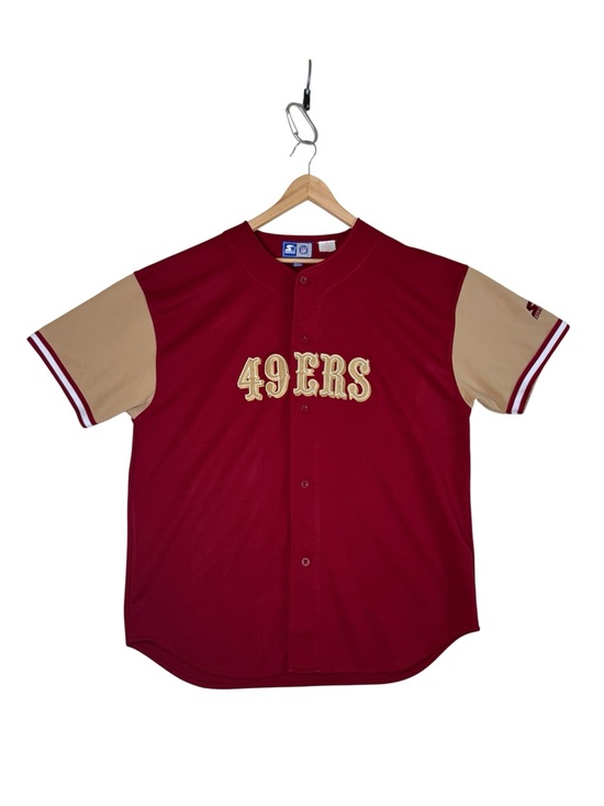 STARTER Other - VTG Starter NFL San Francisco 49ers Jerry Rice #80 Baseball Style Jersey Mens 2X